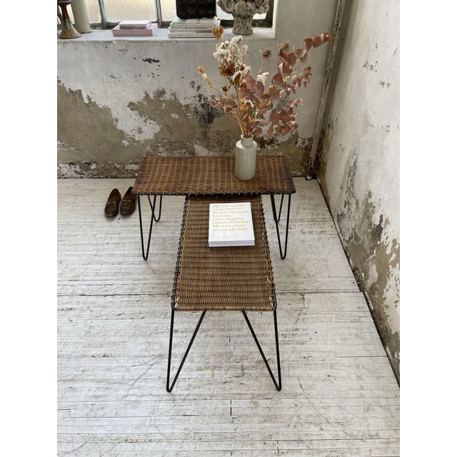 Raoul Guys Osier Tables Duo, Set of 2 For Sale - Image 9 of 18