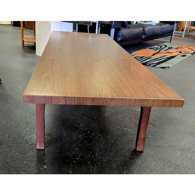 Mid-Century Modern Mid-Century Modern Long Wooden Coffee Table by Jens Rison For Sale - Image 3 of 8