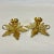 Metal 1970s Vintage Traditional Americana Brass Poinsettia Candle Holders - A Pair, Christmas For Sale - Image 7 of 12