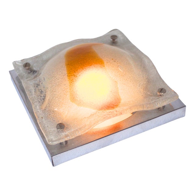 Sconce by Toni Zuccheri for A.V. Mazzega, Italy, 1970s For Sale