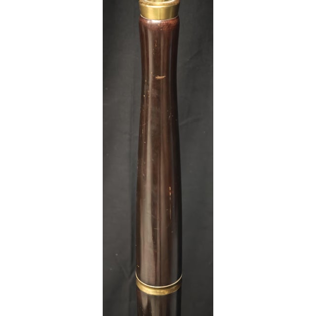 Vintage Floor Lamp in Wood and Brass, 1950s For Sale - Image 14 of 18