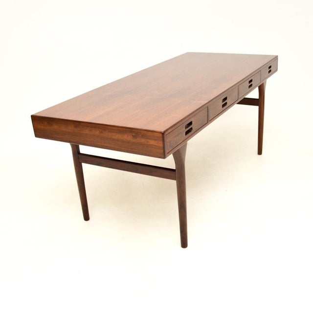 Mid-Century Modern Vintage Danish Desk attributed to Nanna Ditzel for Soren Willadsen, 1960s For Sale - Image 3 of 12