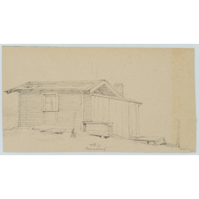 Hans Christiansen (1866 Flensburg - 1945 Wiesbaden): Fishing hut on Lake Starnberg near Niederpcking, 1922,...