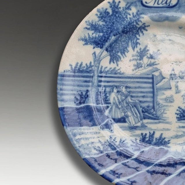 Dutch Delft Meij Twelve Months Tin-Glazed Dish from De Porceleyne Bijl, 1770 For Sale - Image 3 of 9