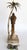 Late 20th Century Palm Beach Chic Brass Macaw Parrot Tole Palm Tree Lamp For Sale - Image 9 of 11