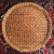 Wood Mid-20th Century Boho Handwoven Wicker Table For Sale - Image 7 of 12