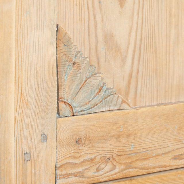 19th-Century Swedish Pine Four Door Cabinet For Sale - Image 11 of 14