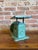 Turquoise 1910s Slanting Dial Kitchen Scale Seafoam Green - American Cutlery Co For Sale - Image 8 of 15