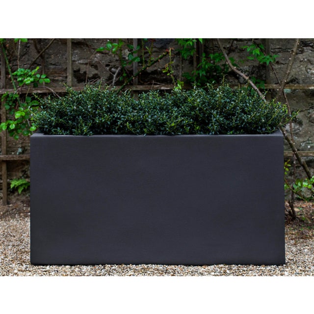 Contemporary Sandal Planter 48x18x18, Lead Lite For Sale - Image 3 of 3