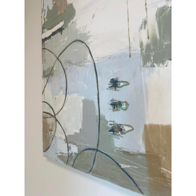 Textile Charissa Owens “The Path Between Us” Mixed Media Abstract Painting, 2021 For Sale - Image 7 of 11