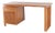 Brutalist Wood Desk, 1980s For Sale