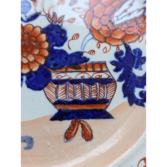 English Mason’s Ironstone Dish; Imari Pattern; Early 19th Century For Sale - Image 3 of 7