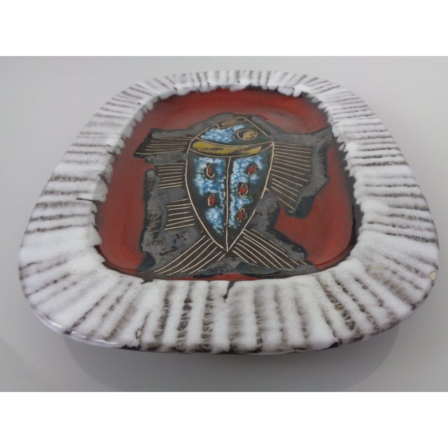 Glazed Lava Ceramic Bowl or Wall Art from Scheurich, Germany, 1960s For Sale - Image 11 of 16