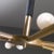 Contemporary Demetra Brushed Burnished Metal Chandelier by Alabastro Italiano For Sale - Image 3 of 5
