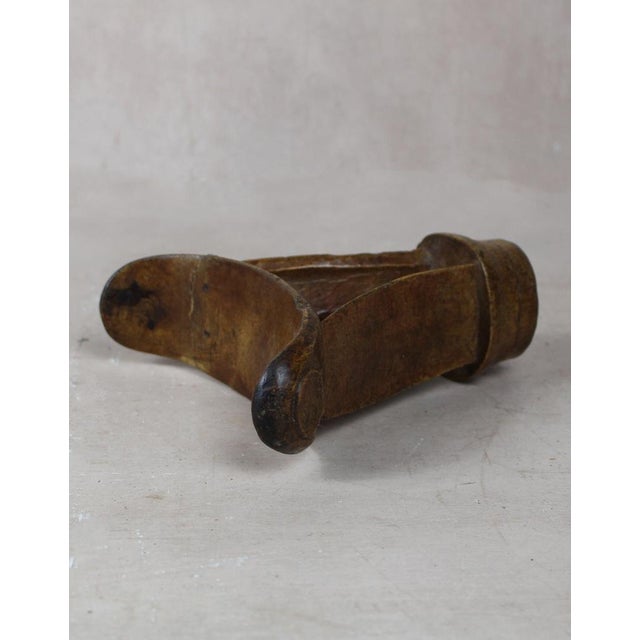 Vintage Ethiopian Headrest in Wood For Sale - Image 4 of 6