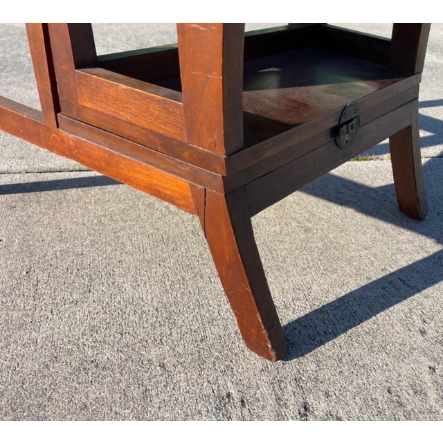 Early 20th Century Regency Style Metamorphic Cane Seat Library Chair, Steps, by Bittner, Louisville For Sale - Image 5 of 12