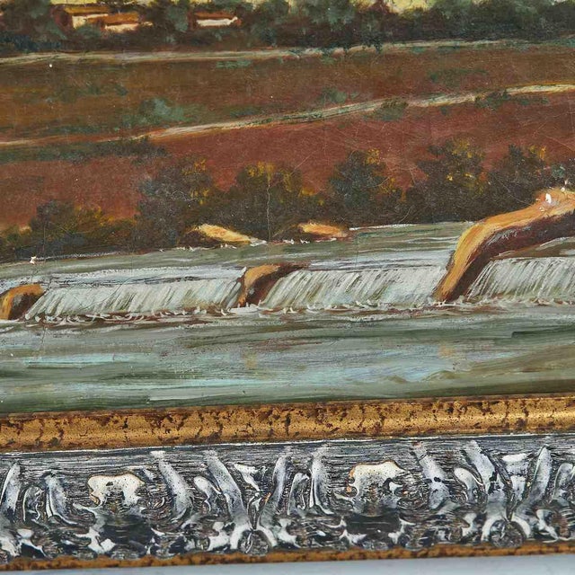 N. Borsato, Landscape, Oil on Canvas, 1940s For Sale - Image 4 of 6