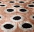 2020s Taupe Polka Dot Silk Velvet Lumbar Pillow 16x24 | Handmade Designer Accent Pillow For Sale - Image 5 of 8