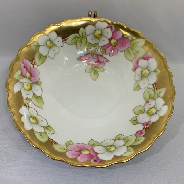 Gold Gold Flourished Bavarian Bowl For Sale - Image 8 of 8