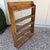 American Vintage Rustic Pine Shallow Bookcase With Scalloped Detail For Sale - Image 3 of 12