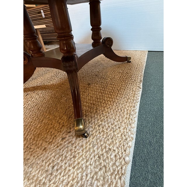 Henredon Neoclassical Mahogany Extension Dining Table For Sale - Image 13 of 18