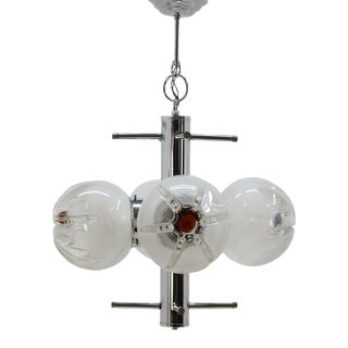 Mid-Century Murano Chandelier from Mazzega, 1970s For Sale