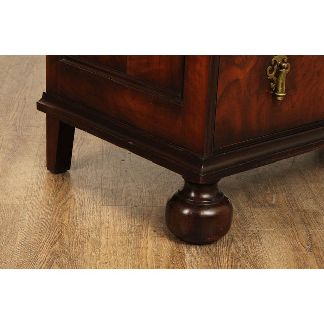 Wood Wright Table Company William And Mary Style Walnut Chest Of Drawers For Sale - Image 7 of 12