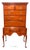 Tiger Maple Queen Anne Highboy, Baker Furniture For Sale
