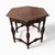Chestnut Antique Carved Wood Round Dining or Center Table, Restored For Sale - Image 8 of 15