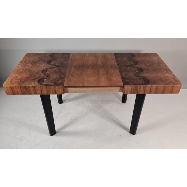 Art Deco Dining Table in Walnut, 1960s For Sale - Image 15 of 15
