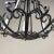 Metal Antique Country French Wrought Iron Chandelier For Sale - Image 7 of 12