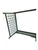 1970s Palm Beach Style Custom Emerald Lacquered Bamboo & Double Lattice Coffee Table For Sale - Image 9 of 10