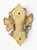 Early 20th Century Antique Early 20th Century Brass Grape Cluster & Leaf Door Knocker For Sale - Image 5 of 6