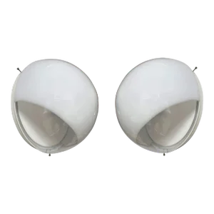 Pair of Sconces Murano Glass Lp245 by Mazzega. Italy, 1970s