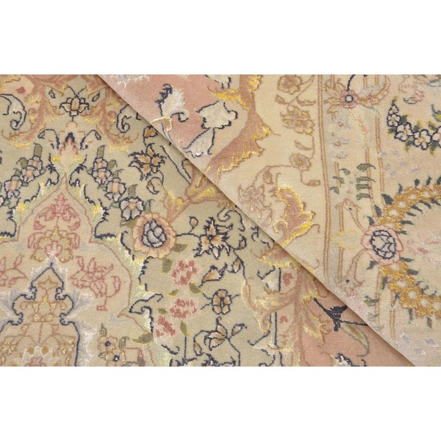Middle Eastern Hand-Knotted Tabriz Rug For Sale - Image 5 of 6