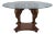 Griffin Carved Base Glass Top Dining Room or Center Table For Sale