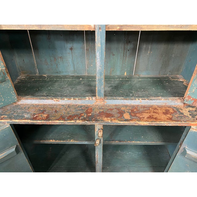 Wood Mid 19th Century Farmhouse Step Back Cupboard For Sale - Image 7 of 18