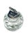 Glass Large Mid Century Modern Faceted Hexagonal Heavy Crystal Cigarette Lighter For Sale - Image 7 of 8