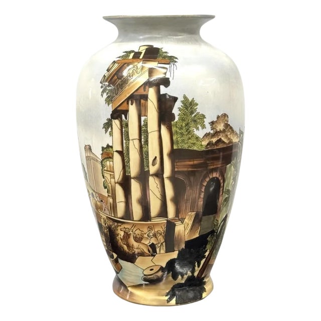 Vintage Italian Vase in Ceramic, 1970 For Sale