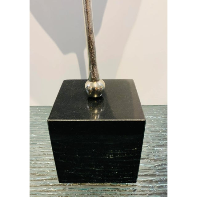 Modern Polished Nickel Leaf Sculpture For Sale - Image 3 of 5