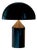 Atollo Small Black Metal Table Lamp by Vico Magistretti for Oluce For Sale