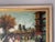Large Vintage French Impressionist Parisian Street Scene Oil on Masonite – Framed For Sale In Miami - Image 6 of 15