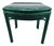 Green Rattan Side Table For Sale