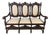19th Century Carolean Walnut Settee, 1880 For Sale