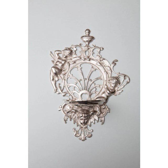 Decorative molded shelf, made in Neo-Rococo style.