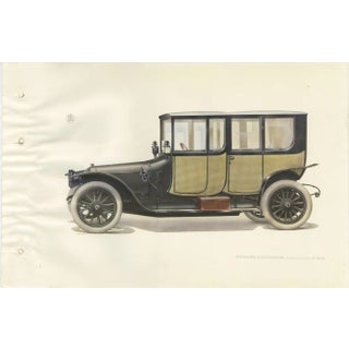 Panhard Et Levassor Double Coupe Conduite Car, 1914, Paper For Sale