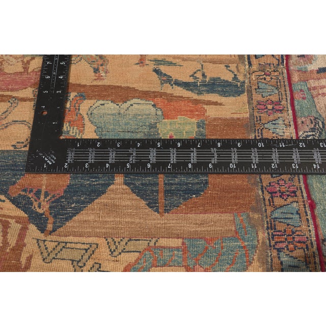 Textile Late 19th Century Persian Khorassan Rug, 03'03 X 24'00 For Sale - Image 7 of 10