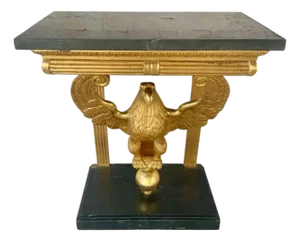 Swedish Giltwood Eagle Console Table
