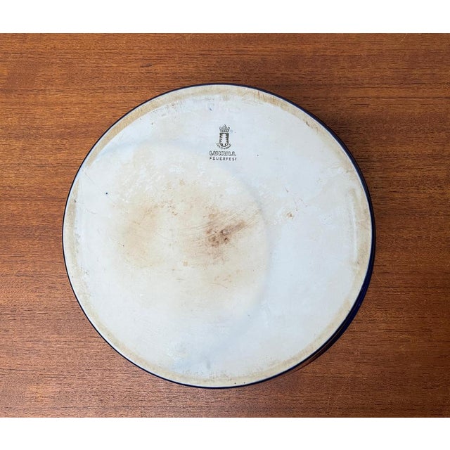 Vintage German Dark Blue Lukull Ceramic Bowl from Schönwald For Sale - Image 4 of 15