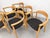 A beautiful set of six Danish Model 526 armchairs, designed by Karen Kjærgaard and Hans Thyge Raunkjær and manufactured by...